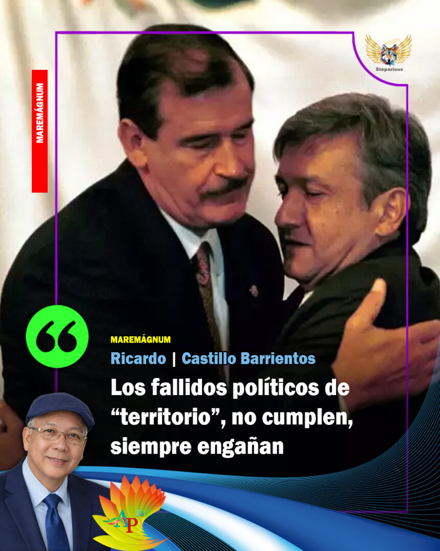 Los fallidos políticos de “territorio”, no cumplen, siempre engañan