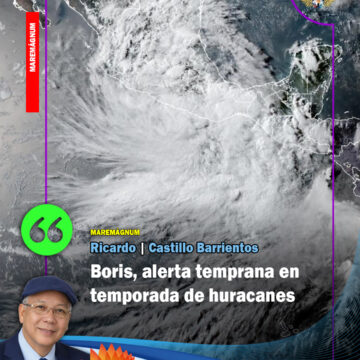 Boris, alerta temprana en temporada de huracanes