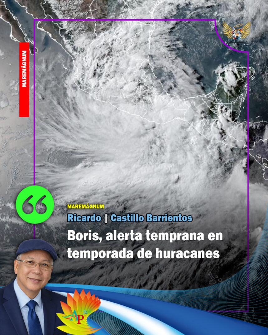 castillo.boris Boris, alerta temprana en temporada de huracanes