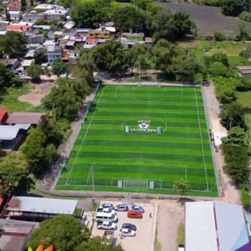 CANCHA DE FUT Inauguró #Evelyn cancha mundialista en Chilpancingo