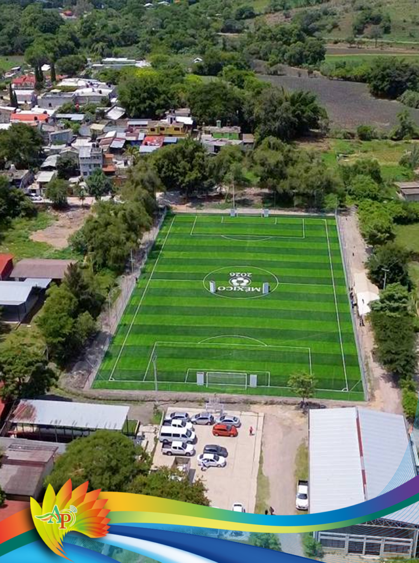 CANCHA DE FUT Inauguró #Evelyn cancha mundialista en Chilpancingo