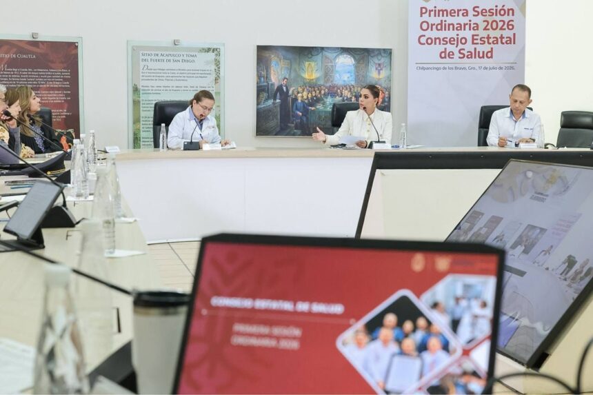 ESP.SEGURIDAD5 Presidió Evelyn Salgado sesión del Consejo Estatal de Salud 2026