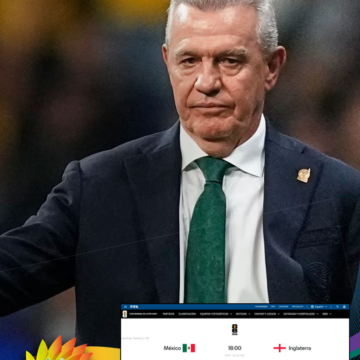 FIFA mantiene partido México Vs. Inglaterra a las 18 horas del domingo