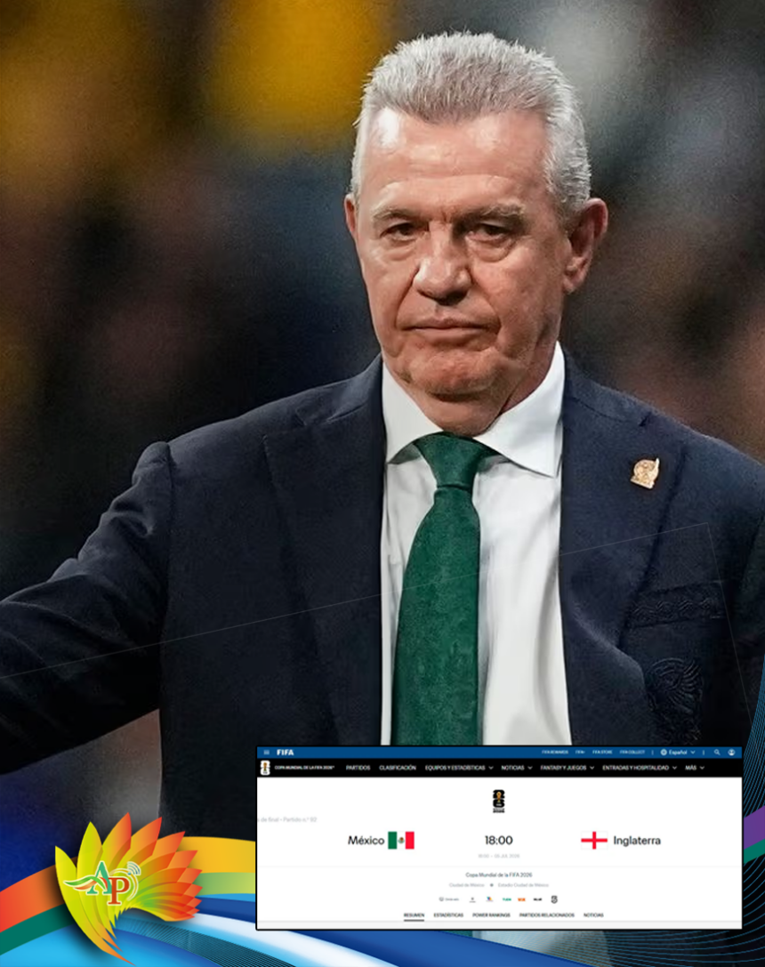 aguirre FIFA mantiene partido México Vs. Inglaterra a las 18 horas del domingo