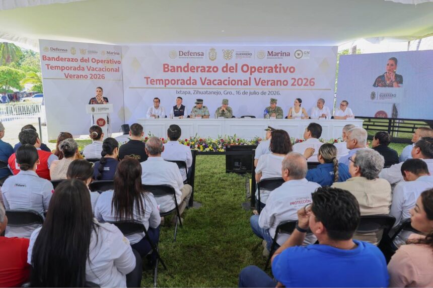 operativo verano 2026.6 Gobernadora puso en marcha en Ixtapa el Operativo Veranos 2026