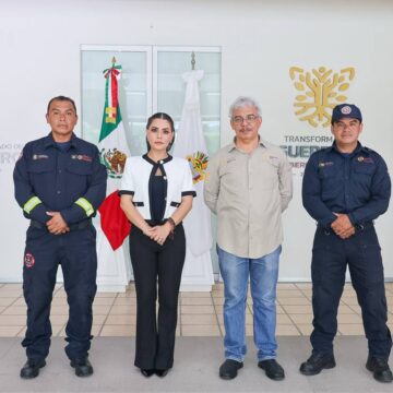 Gobernadora reconoce a rescatistas de Guerrero que participaron en Venezuela