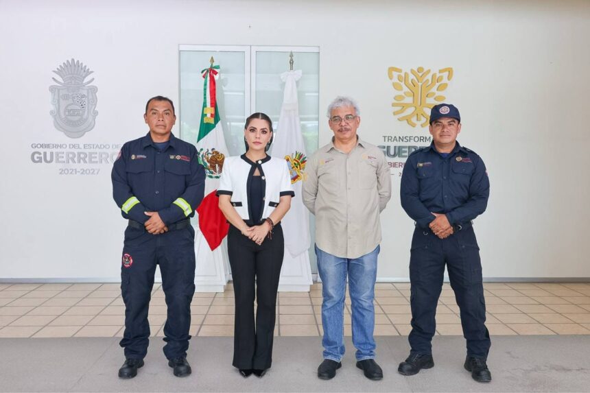 rescatistas gro venezuela Gobernadora reconoce a rescatistas de Guerrero que participaron en Venezuela