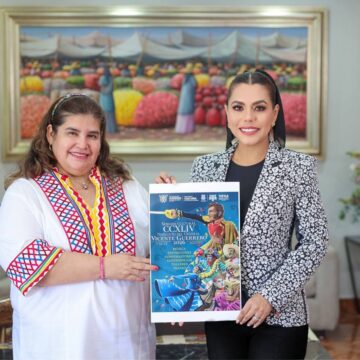 Invita Gobernadora a Semana Cultural por natalicio de Vicente Guerrero en Tixtla