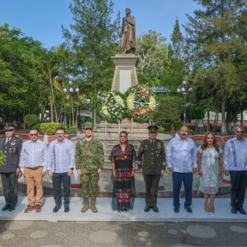 Evelyn Salgado conmemoró el 244 Aniversario del Natalicio del General Vicente Guerrero