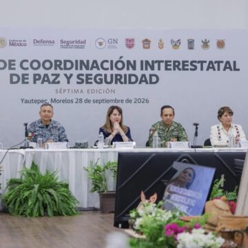 ÁZ Y SEGURIDAD3 Evelyn Salgado asistió a la VII Reunión Interestatal de Paz y Seguridad en Morelos