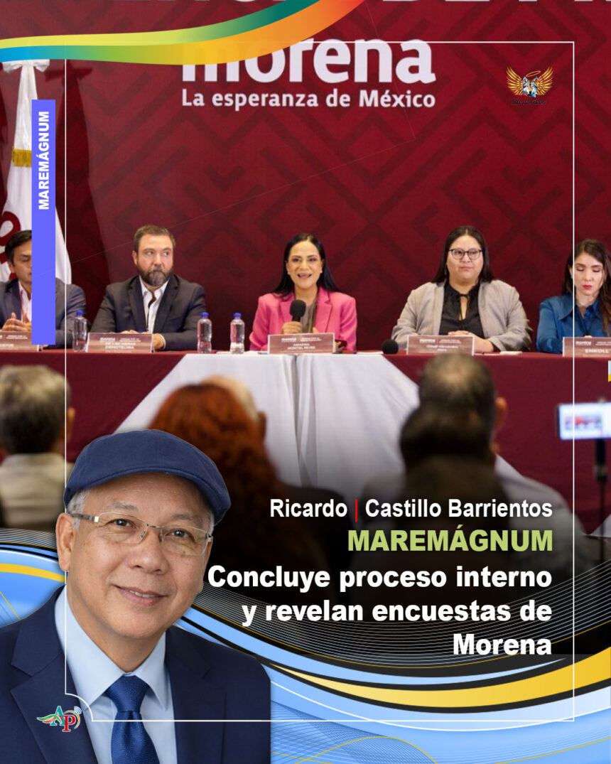 ENCUESTAS MORENA Concluye proceso interno y revelan encuestas de Morena