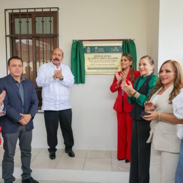 TSJGRO5 Gobernadora y Ricardo Salinas inauguraron nuevo Centro Integral de Justicia en Taxco