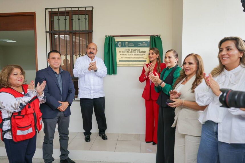TSJGRO5 Gobernadora y Ricardo Salinas inauguraron nuevo Centro Integral de Justicia en Taxco
