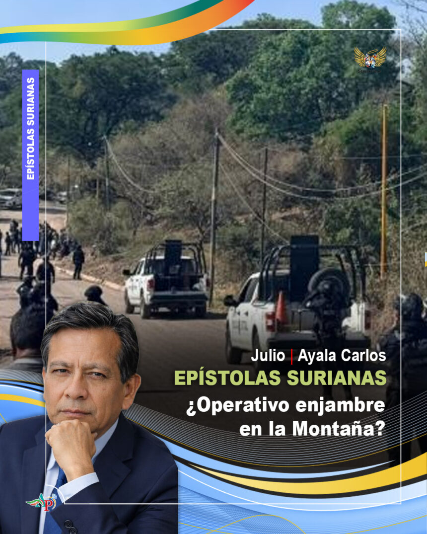 ¿Operativo Enjambre en La Montaña de Guerrero?