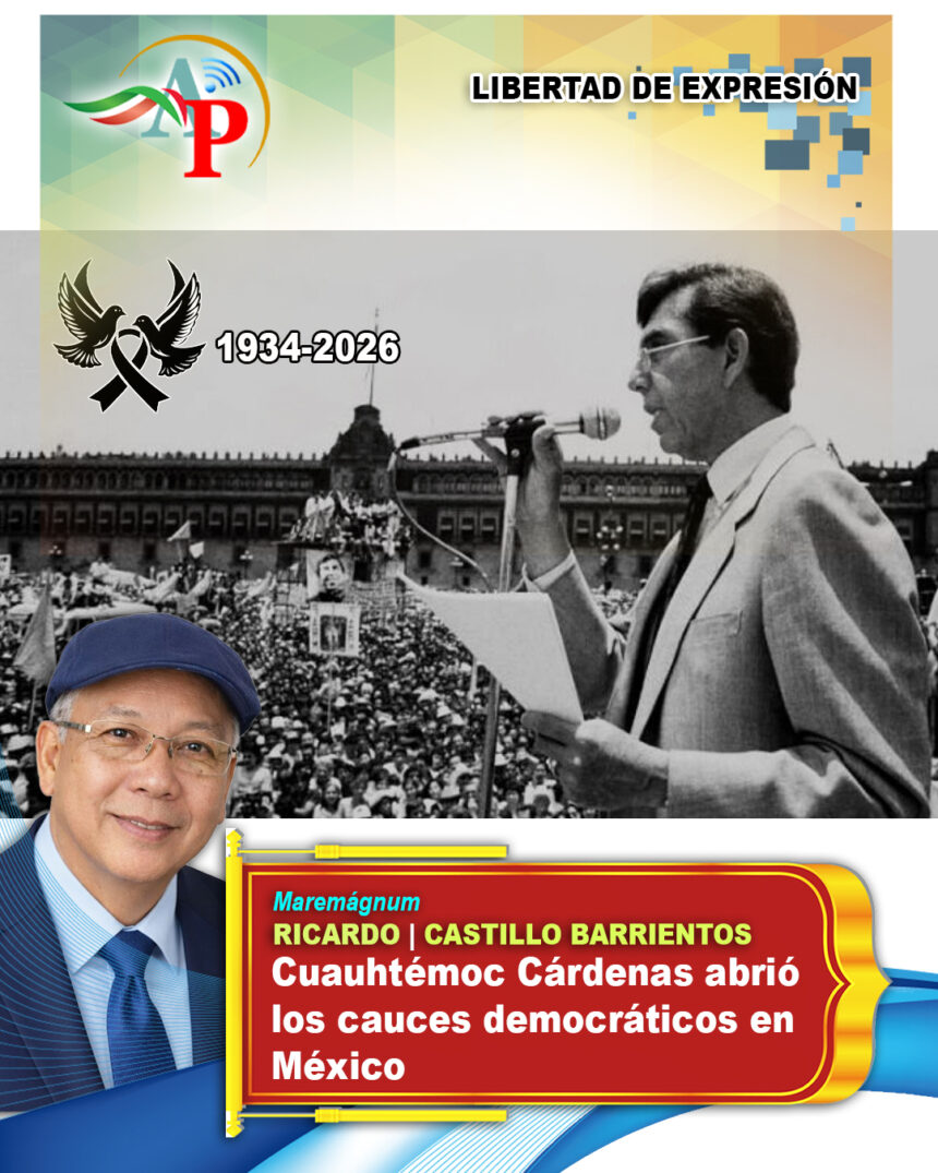 CUAUHTEMOC CARDENAS Cuauhtémoc Cárdenas, abrió los cauces democráticos en México