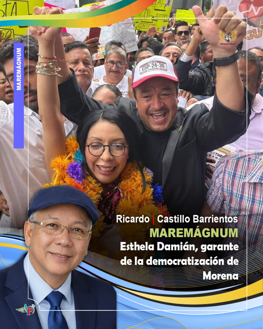 ESTHELA Esthela Damián, garante de la democratización de Morena