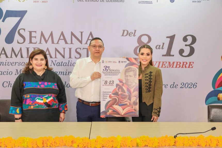 Gobernadora anunció la XXXVII Semana Altamiranista en Tixtla
