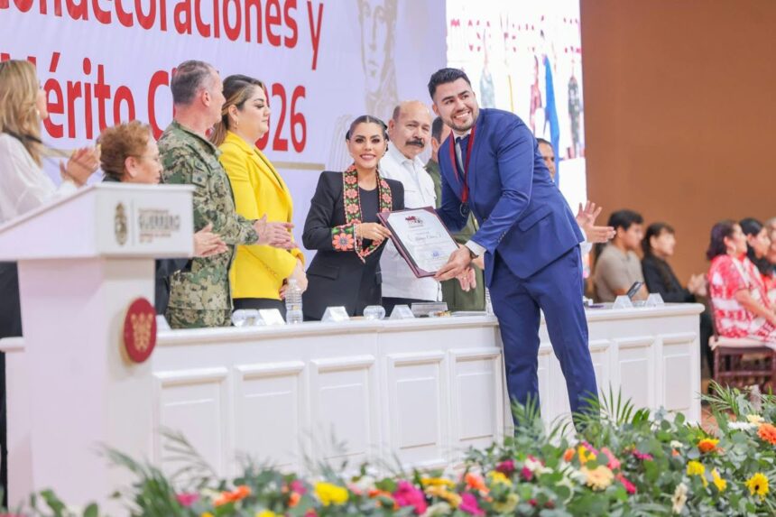 Entregó Evelyn Salgado condecoraciones al “Mérito Civil 2026”