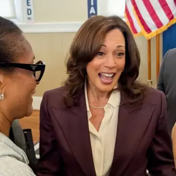 Kamala Harris pide votar «tiranía» de Trump