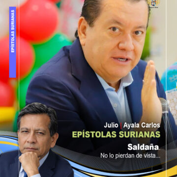 saldaña Saldaña. No lo pierdan de vista…